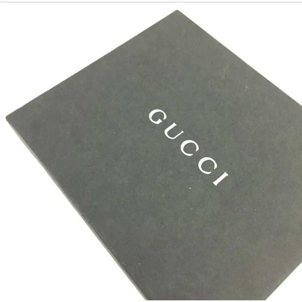 GUCCI Snake pattern Leather Notebook Cover with box and duster./S2921